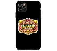 Carcasa para iPhone 11 Pro MAX Fuera De Tu Liga Divertido Jugador De Softbol Linda Chica Mujer