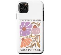 Carcasa para iPhone 11 Pro MAX Fuiste Creado con un propósito de Arte Floral
