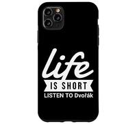 Carcasa para iPhone 11 Pro MAX Fun Composer Life Is Short Escucha el Regalo de Dvorak