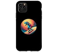 Carcasa para iPhone 11 Pro MAX Fun Dinosaur Skateboarder Skater Design