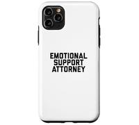 Carcasa para iPhone 11 Pro MAX Fun Emotional Support Attorney Lawyer Joke