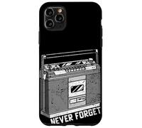 Carcasa para iPhone 11 Pro MAX Funny 80s Never Forget Cassette Player Geeky Audiophile Gift