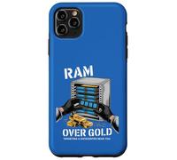 Carcasa para iPhone 11 Pro MAX Funny AI RAM Over Riches Data Center Server Admin Tech