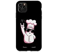 Carcasa para iPhone 11 Pro MAX Funny Chef Rockstar Cook Retro Style Rosa Diseño