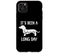 Carcasa para iPhone 11 Pro MAX Funny Dachshund Its Been a Long Day Dachshund Mom Doxie Mama
