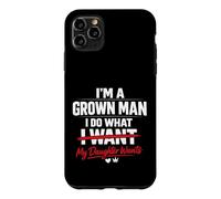 Carcasa para iPhone 11 Pro MAX Funny Dad Father I'm A Grown Man I Do What My Daughter Wants
