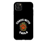 Carcasa para iPhone 11 Pro MAX Funny Dog Owner Chaos with Tails Pet Lover