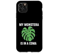 Carcasa para iPhone 11 Pro MAX Funny Houseplant Mom My Monstera Is In A Coma