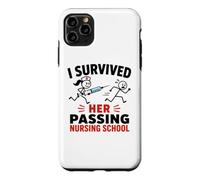 Carcasa para iPhone 11 Pro MAX Funny I Survived Her Passing Nursing School