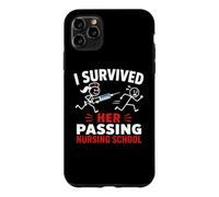 Carcasa para iPhone 11 Pro MAX Funny I Survived Her Passing Nursing School