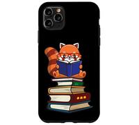 Carcasa para iPhone 11 Pro MAX Funny Kawaii Kids Read Books Red Panda Lover