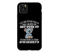Carcasa para iPhone 11 Pro MAX Funny Kids Tall Glass of Get Over It Suck It Up Koala Lover