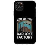 Carcasa para iPhone 11 Pro MAX Funny Mens Joke Fathers Retro CEO de The Dad Joke Factory