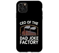 Carcasa para iPhone 11 Pro MAX Funny Mens Joke Fathers Retro CEO de The Dad Joke Factory