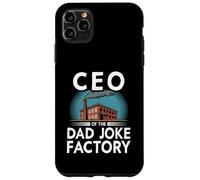 Carcasa para iPhone 11 Pro MAX Funny Mens Joke Fathers Retro CEO de The Dad Joke Factory