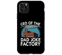 Carcasa para iPhone 11 Pro MAX Funny Mens Joke Fathers Retro CEO de The Dad Joke Factory