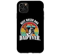 Carcasa para iPhone 11 Pro MAX Funny Mens Retro Vintage Best Dad Boxer Dog Lover