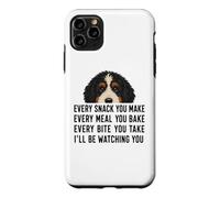 Carcasa para iPhone 11 Pro MAX Funny Mens Womens Every Snack Make Begging Bernedoodle Dog