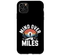 Carcasa para iPhone 11 Pro MAX Funny Mind Over Miles Diciendo Motivación del Corredor