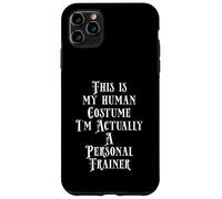 Carcasa para iPhone 11 Pro MAX Funny Personal Trainer Costume Gym Fitness Healthy Training