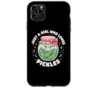 Carcasa para iPhone 11 Pro MAX Funny Pickle Costume, Just a Girl Who Loves Pickles