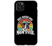 Carcasa para iPhone 11 Pro MAX Funny Retro Vintage Womens Best Mom Boxer Dog Lover