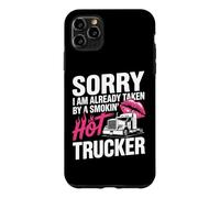 Carcasa para iPhone 11 Pro MAX Funny Truckers Esposa Camionero Caliente Novia Camionero Conductor