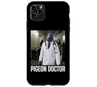 Carcasa para iPhone 11 Pro MAX Funny Tuff Pigeon Doctor 2026 Nuevo Brainrot Meme Kid AI Broma