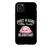 Carcasa para iPhone 11 Pro MAX Funny Womens Kids Just A Girl Who Loves Blobfish Lover