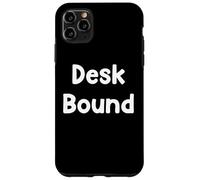 Carcasa para iPhone 11 Pro MAX Funny Work Humor Design |Desk Bound Daily Grind Edition