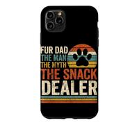 Carcasa para iPhone 11 Pro MAX Fur Dad The Man The Myth The Snack Dealer Retro Dog Parent
