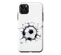 Carcasa para iPhone 11 Pro MAX Fútbol Amor Futbolista Europeo Funny Ball Burst Goal