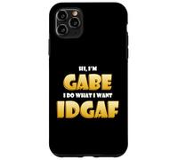 Carcasa para iPhone 11 Pro MAX Gabe Costume Idgaf Funny Meme Halloween Costume For Gabes