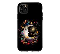 Carcasa para iPhone 11 Pro MAX Galaxy Night Sky Moon Lunar Stars Sun Love