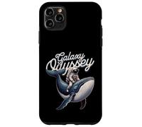 Carcasa para iPhone 11 Pro MAX Galaxy Odyssey Astronaut Riding Cosmic Whale Art