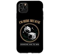Carcasa para iPhone 11 Pro MAX Ganar la Noche de Juego Juego Dados Casino Ganador Perdedor Las Vegas