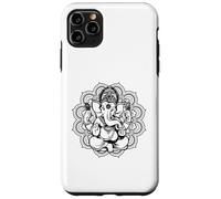 Carcasa para iPhone 11 Pro MAX Ganesha Mandala Hindú Dios Hinduismo Yoga Regalo