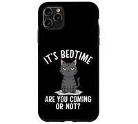 Carcasa para iPhone 11 Pro MAX Gato a la Hora de acostarse ¿Vienes o no Eres Amante de