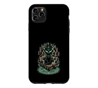 Carcasa para iPhone 11 Pro MAX Gato Negro Místico Grimorio Brujería Gótico Oculto