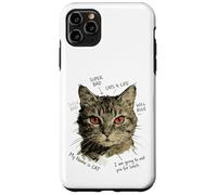 Carcasa para iPhone 11 Pro MAX Gato Ojos Rojos Super Bad Street Style Vibes