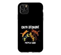 Carcasa para iPhone 11 Pro MAX Gatos Porque la Gente Chupa a un Amante felino