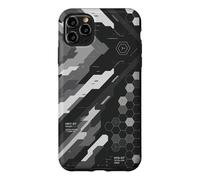 Carcasa para iPhone 11 Pro MAX Geometría Black Ops: diseño futurista de Ropa técnica táctica
