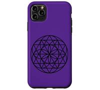 Carcasa para iPhone 11 Pro MAX Geometría Sagrada Flor De La Vida Mejor Yoga Yogi Flores Sagradas