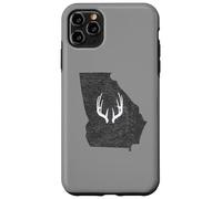 Carcasa para iPhone 11 Pro MAX Georgia GA Deer Hunting Shed Antlers Design