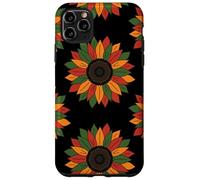 Carcasa para iPhone 11 Pro MAX Girasoles africanos Orgullo Negro y Cultura
