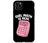 Carcasa para iPhone 11 Pro MAX Girl Math Is Real Cálculo Álgebra Lógica Matemáticas Amante