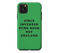 Carcasa para iPhone 11 Pro MAX Girls Invented Punk Rock Not England - Green