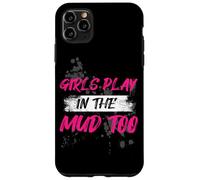 Carcasa para iPhone 11 Pro MAX Girls Play in The Mud Too Muddy Race - Carrera de Barro