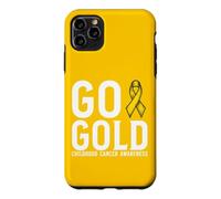 Carcasa para iPhone 11 Pro MAX Go Gold Childhood Cancer Awareness Support Items Gifts