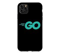 Carcasa para iPhone 11 Pro MAX Go Programming Language con Go Logo Golang desarrolladores